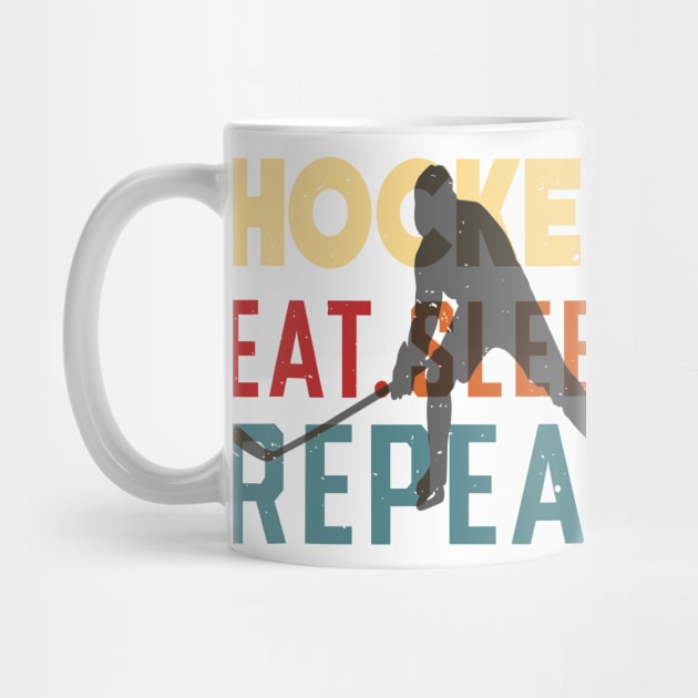 Eat Sleep Ice Hockey Repeat by rhazi mode plagget